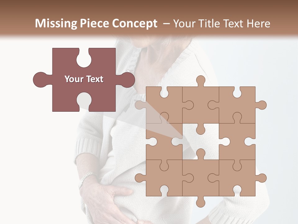 Grey Square City PowerPoint Template