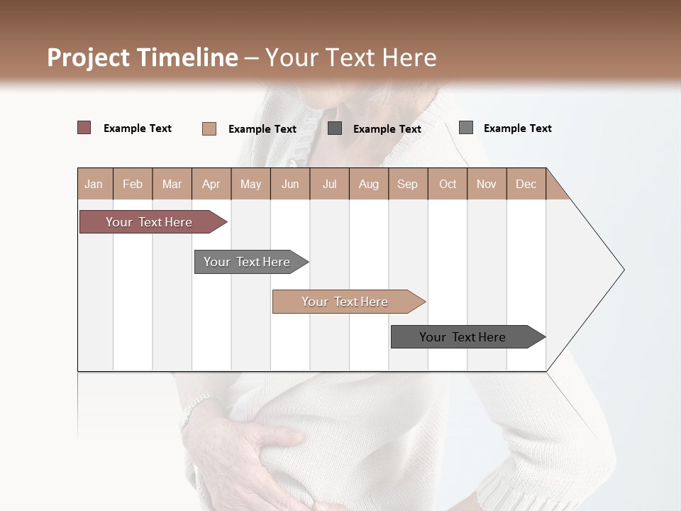 Grey Square City PowerPoint Template