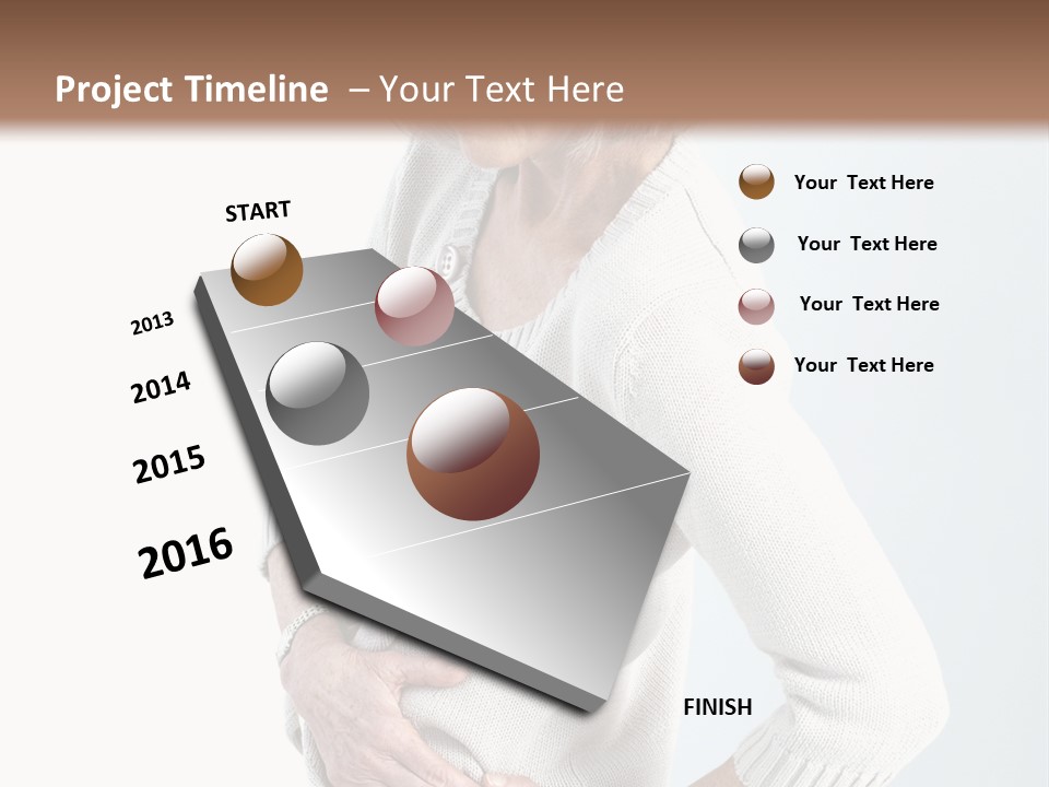 Grey Square City PowerPoint Template