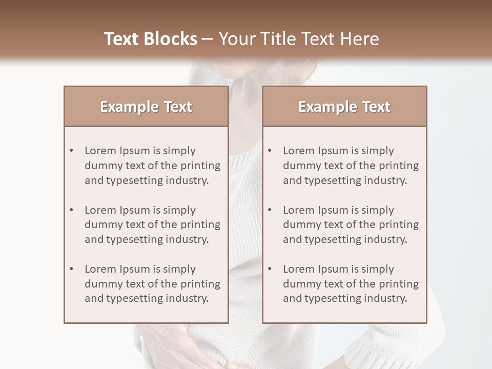 Grey Square City PowerPoint Template