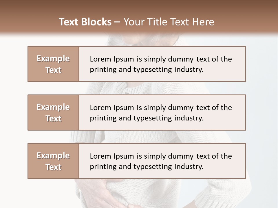 Grey Square City PowerPoint Template