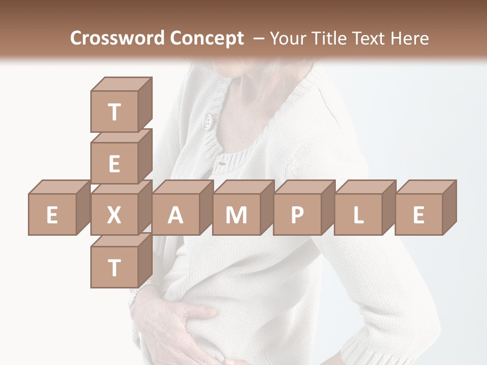 Grey Square City PowerPoint Template