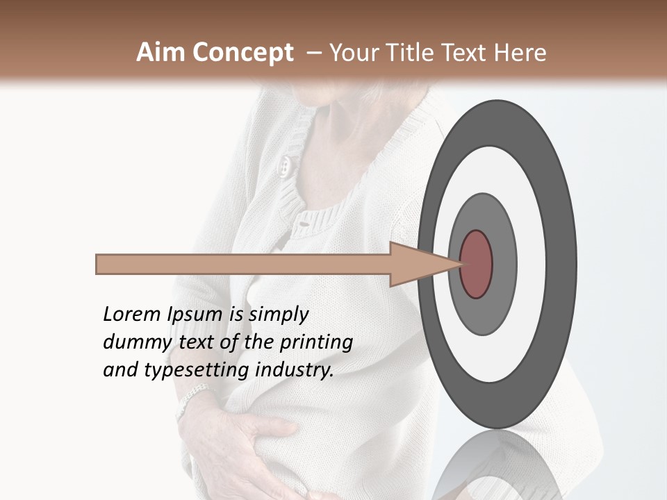 Grey Square City PowerPoint Template