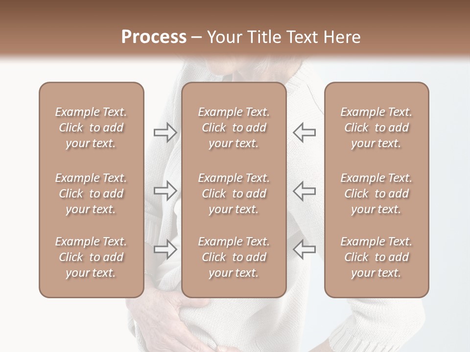 Grey Square City PowerPoint Template