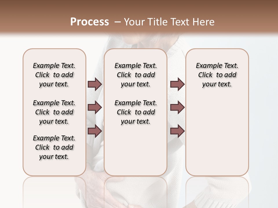 Grey Square City PowerPoint Template