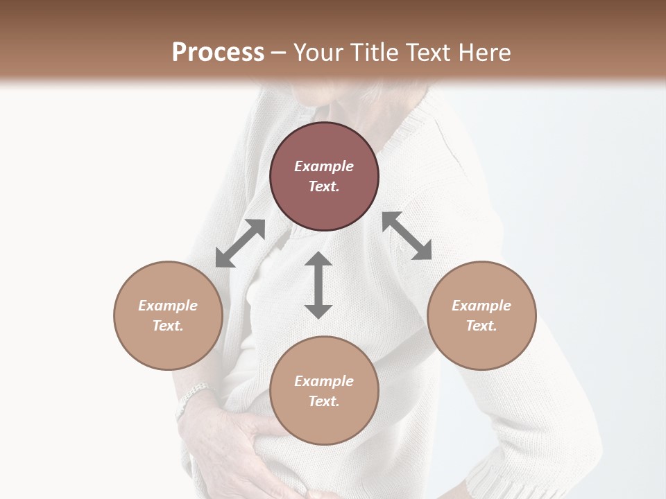 Grey Square City PowerPoint Template