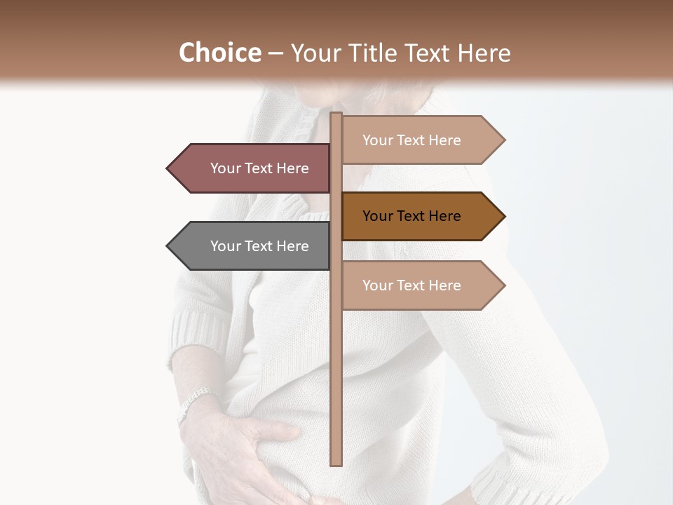 Grey Square City PowerPoint Template