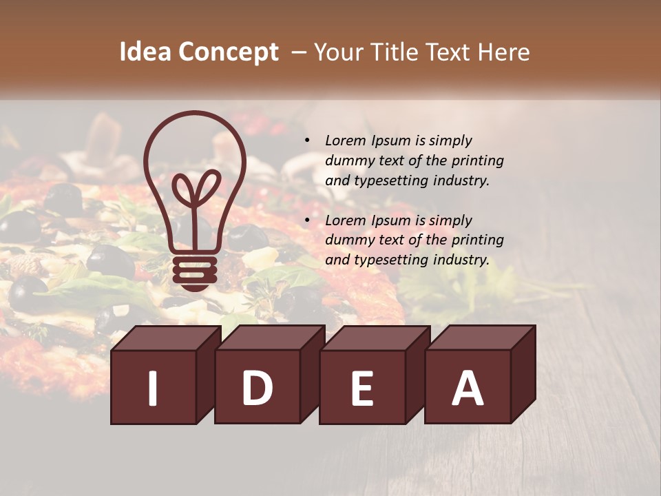 Background Planet Tall PowerPoint Template