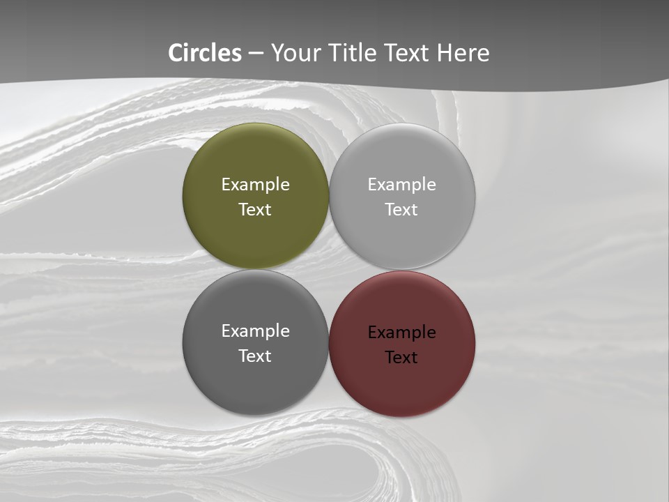 Square Planet Town PowerPoint Template