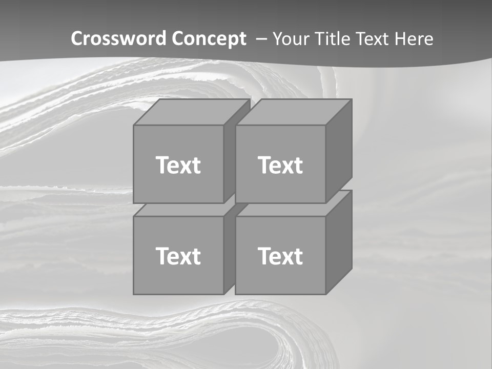Square Planet Town PowerPoint Template