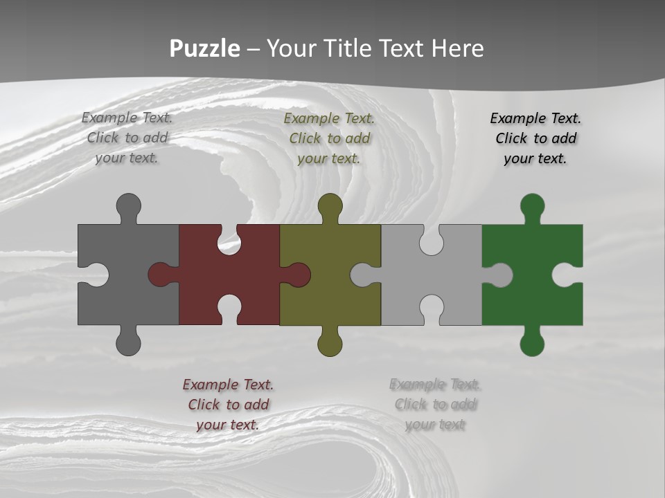 Square Planet Town PowerPoint Template