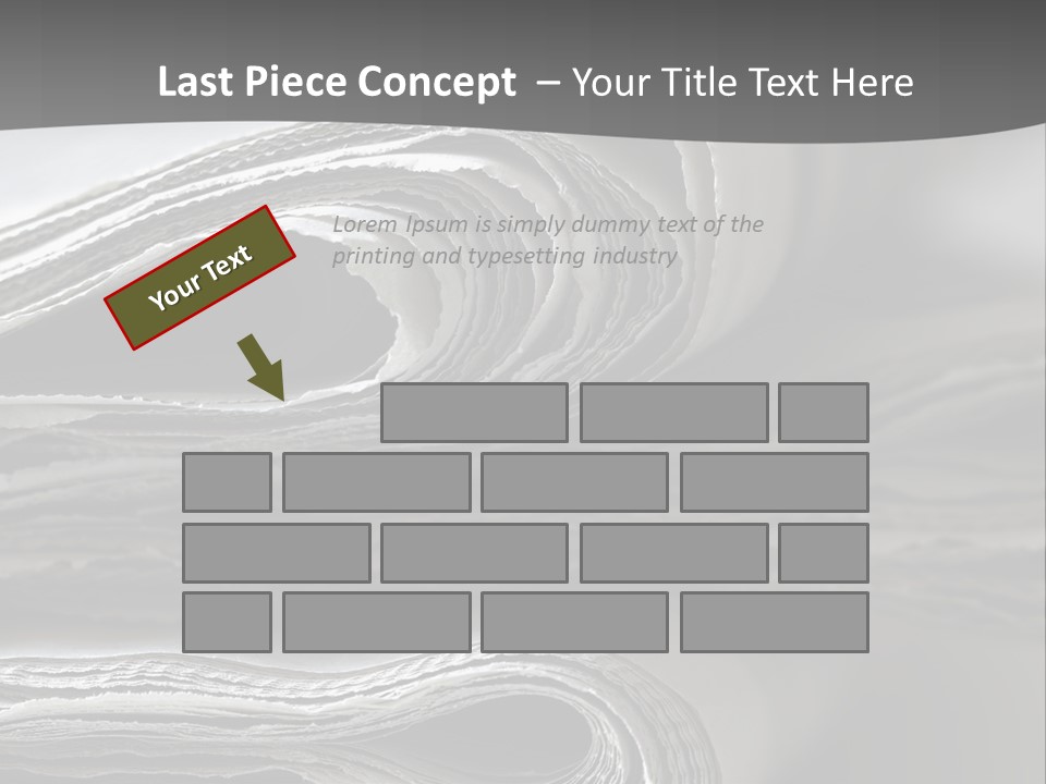 Square Planet Town PowerPoint Template