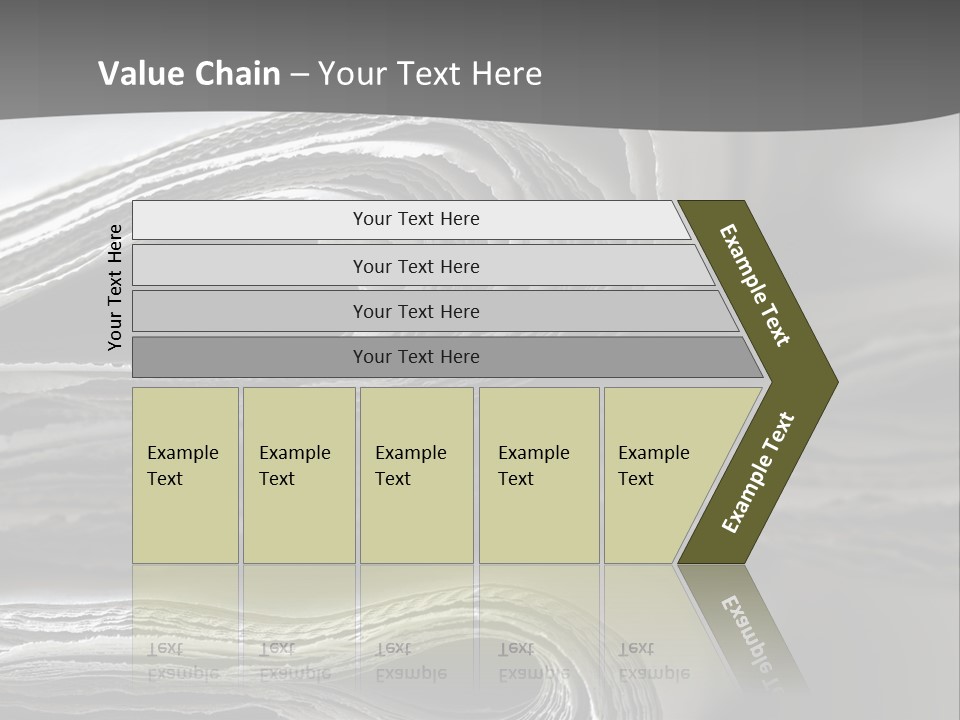 Square Planet Town PowerPoint Template