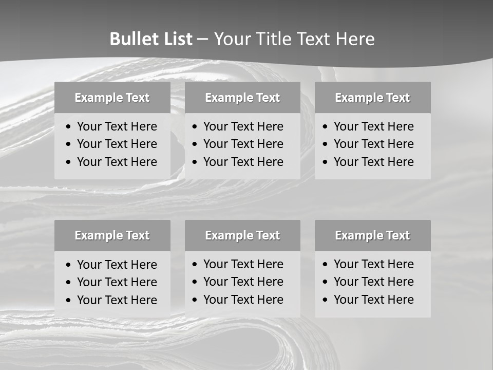 Square Planet Town PowerPoint Template