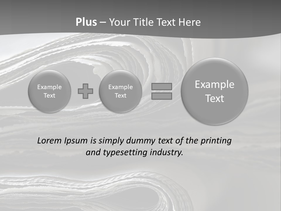 Square Planet Town PowerPoint Template