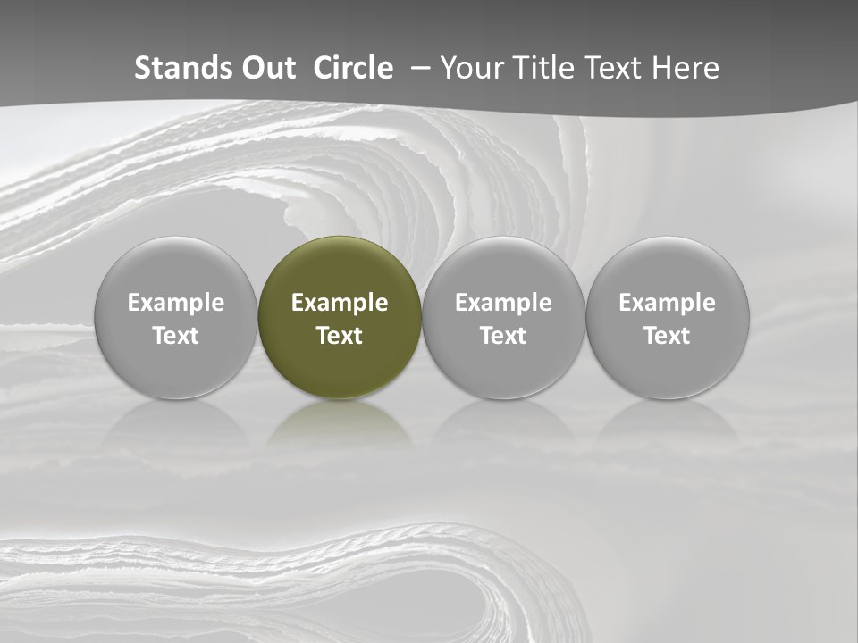 Square Planet Town PowerPoint Template