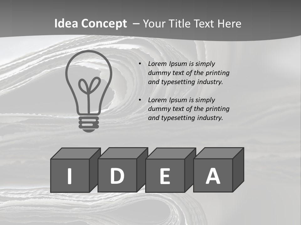 Square Planet Town PowerPoint Template