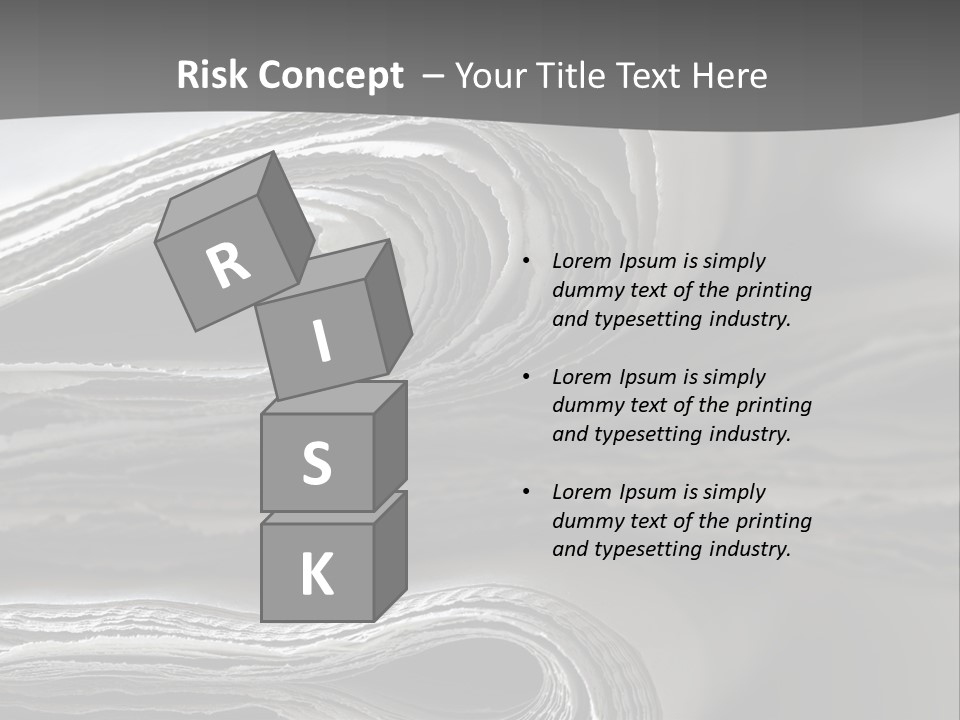 Square Planet Town PowerPoint Template