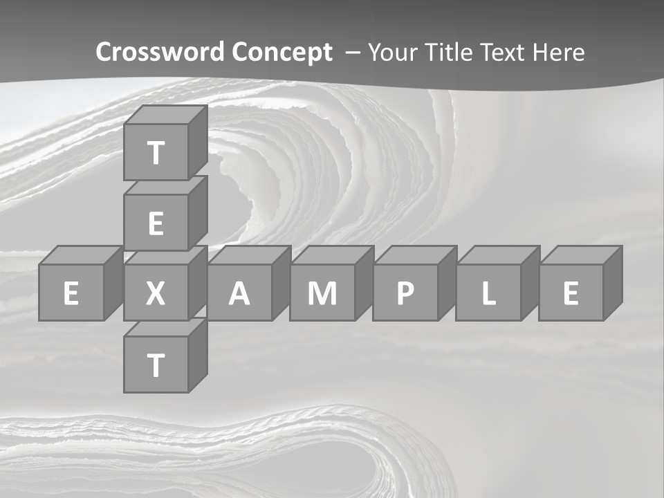 Square Planet Town PowerPoint Template