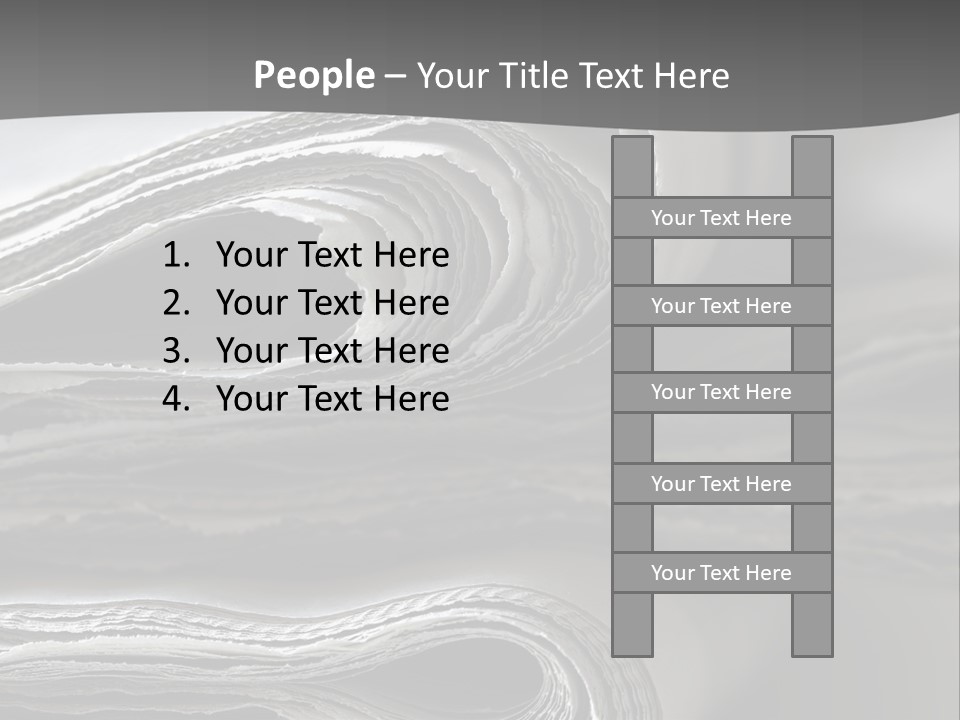 Square Planet Town PowerPoint Template