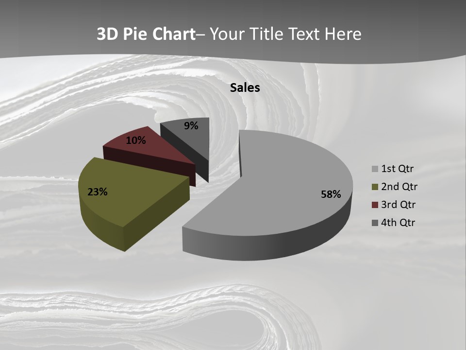 Square Planet Town PowerPoint Template