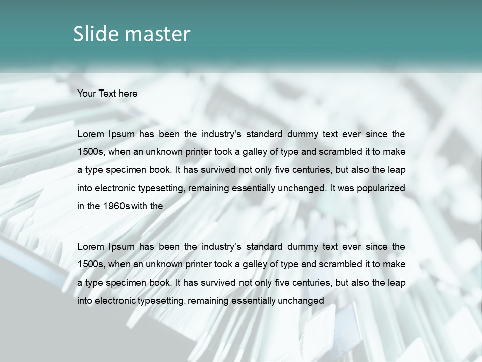 Structure House Modern PowerPoint Template