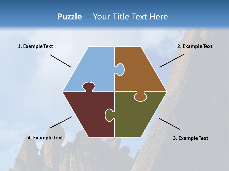 Globe Black House PowerPoint Template