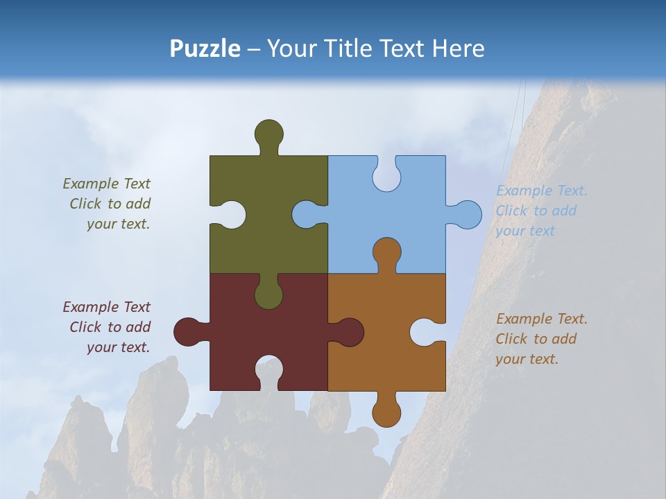 Globe Black House PowerPoint Template