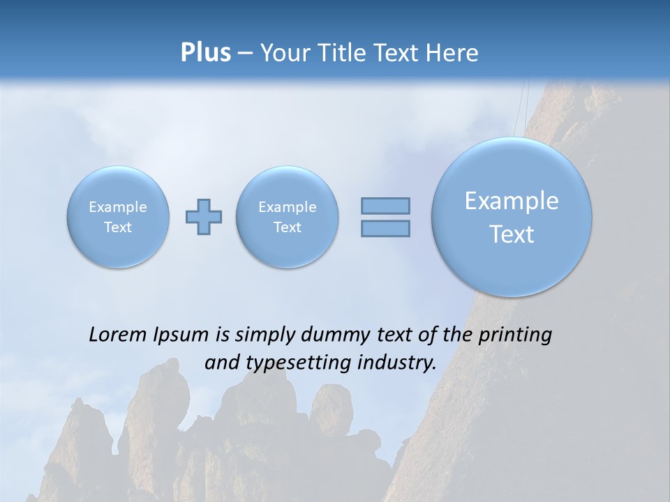Globe Black House PowerPoint Template