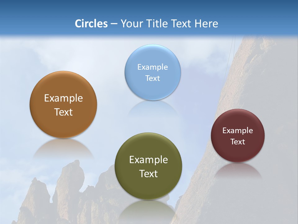 Globe Black House PowerPoint Template