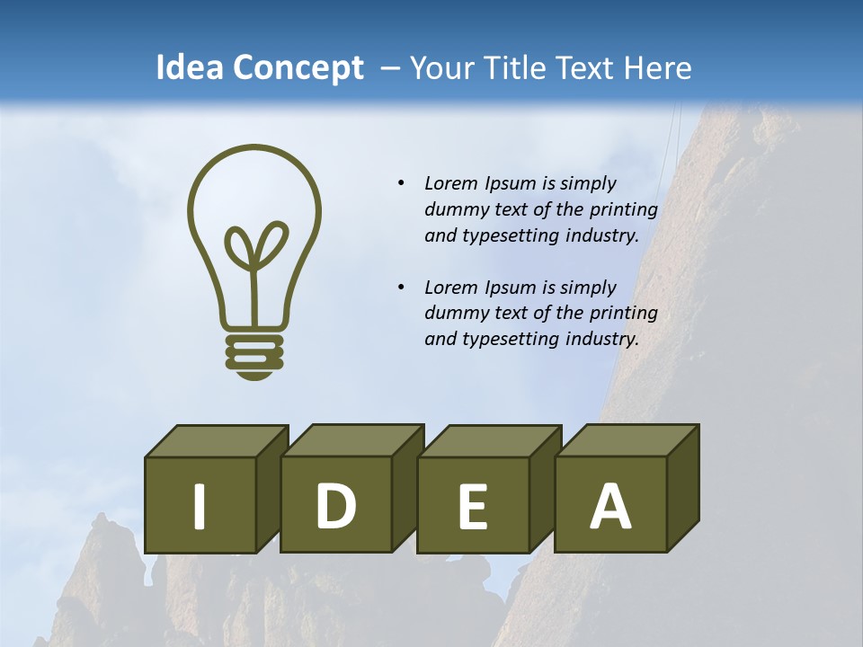 Globe Black House PowerPoint Template