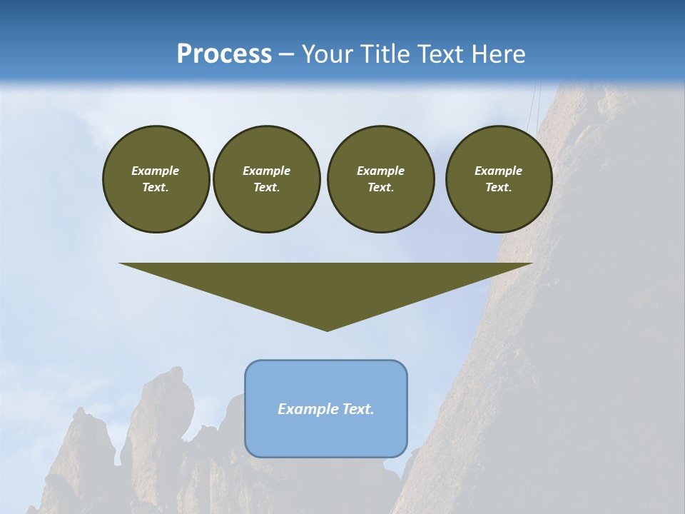 Globe Black House PowerPoint Template