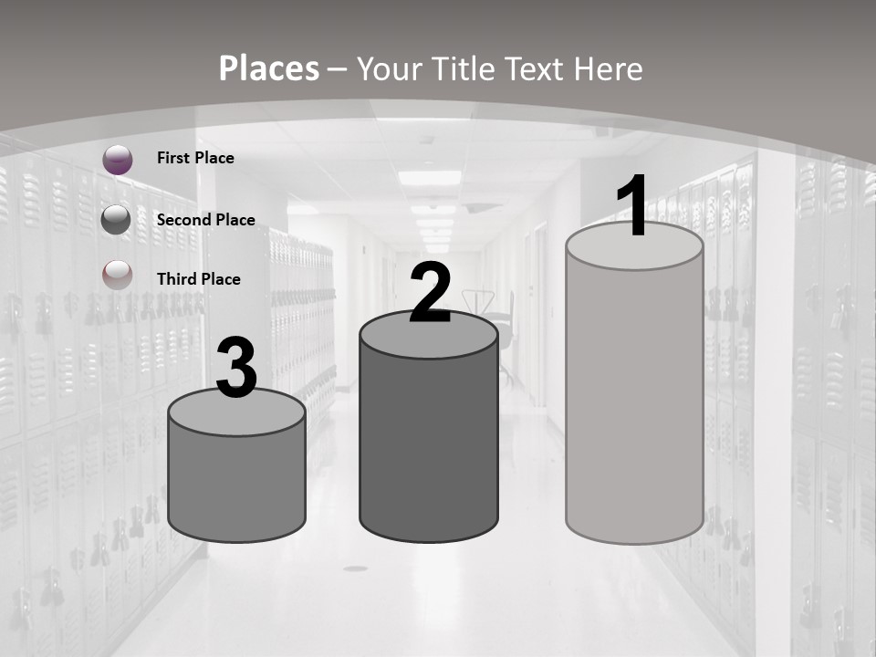 Downtown Black Building PowerPoint Template