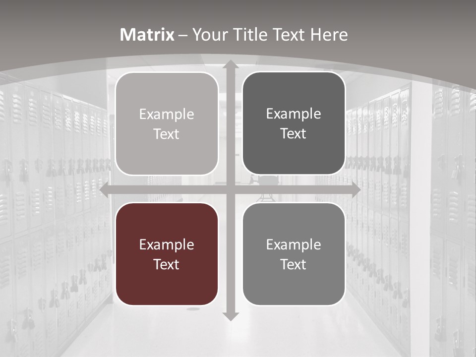 Downtown Black Building PowerPoint Template