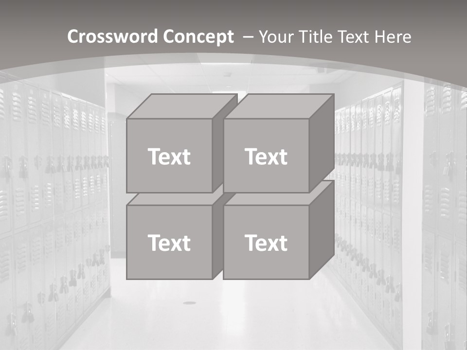 Downtown Black Building PowerPoint Template