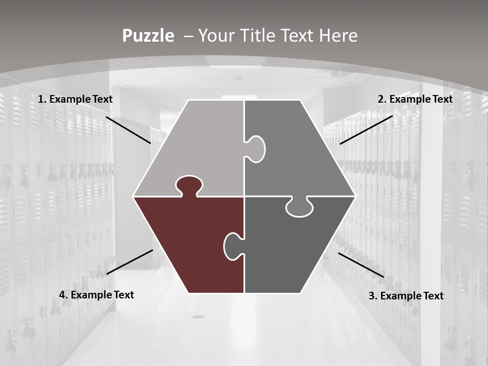 Downtown Black Building PowerPoint Template