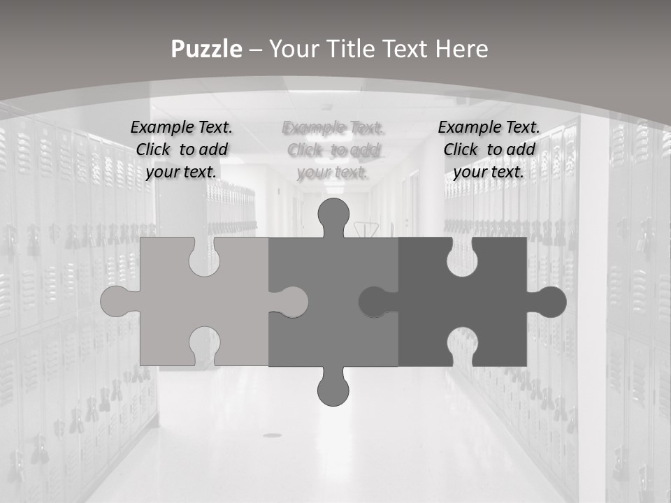 Downtown Black Building PowerPoint Template