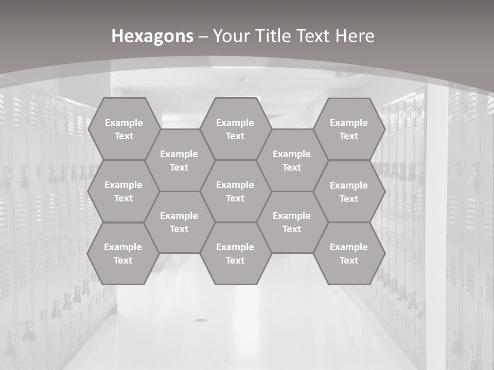 Downtown Black Building PowerPoint Template