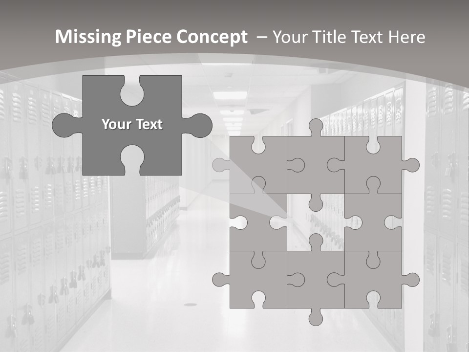 Downtown Black Building PowerPoint Template