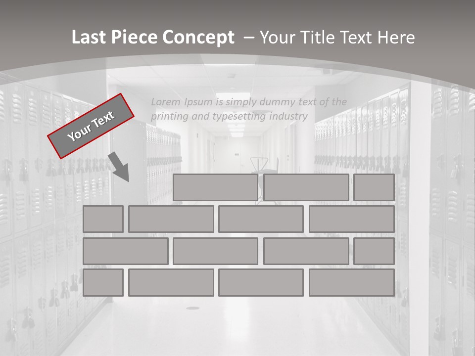 Downtown Black Building PowerPoint Template