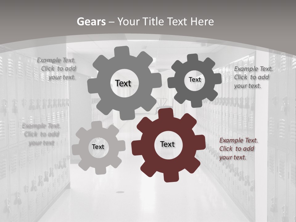 Downtown Black Building PowerPoint Template