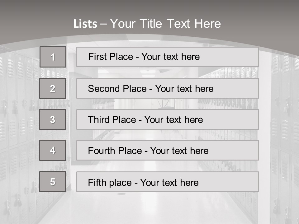 Downtown Black Building PowerPoint Template
