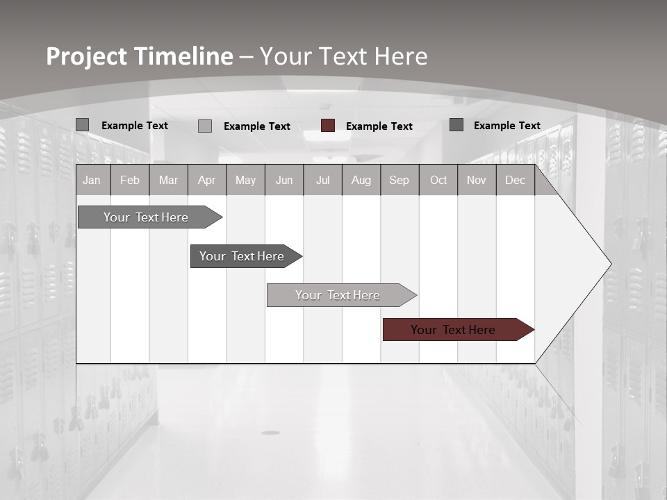 Downtown Black Building PowerPoint Template