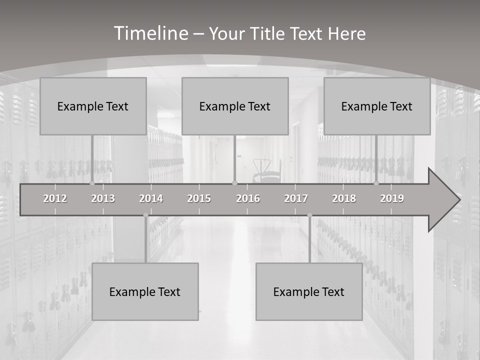 Downtown Black Building PowerPoint Template