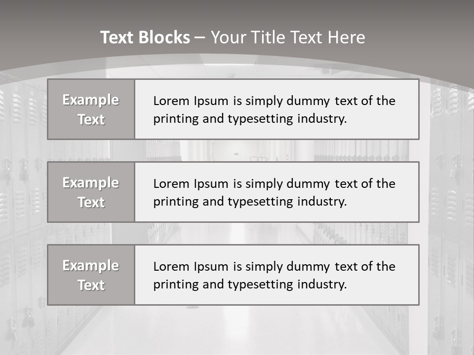 Downtown Black Building PowerPoint Template