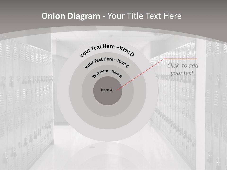 Downtown Black Building PowerPoint Template