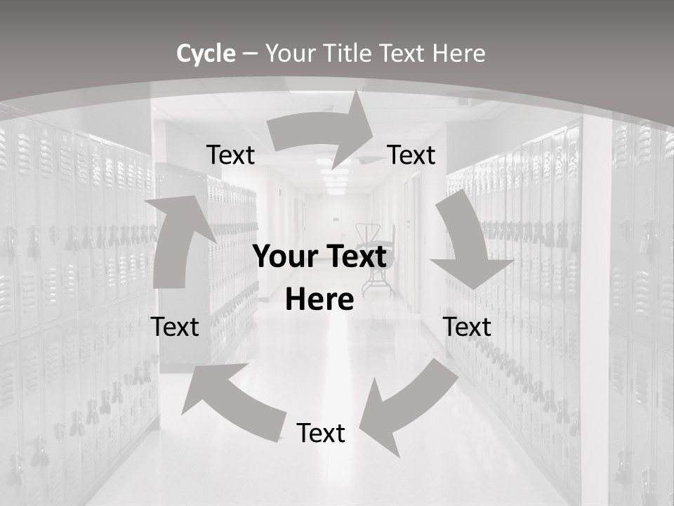 Downtown Black Building PowerPoint Template