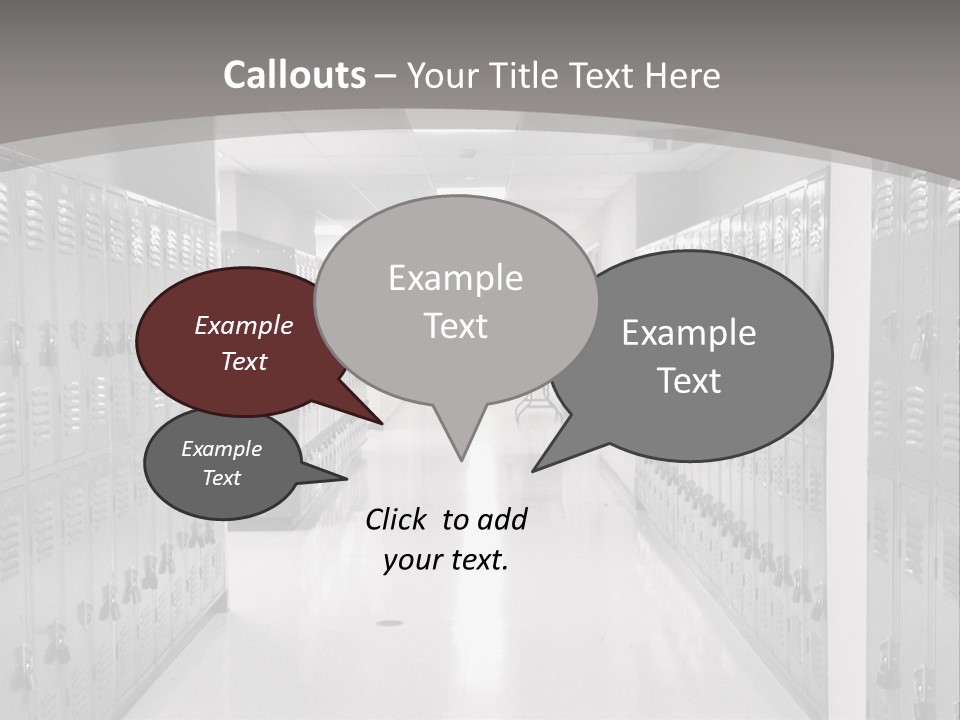 Downtown Black Building PowerPoint Template