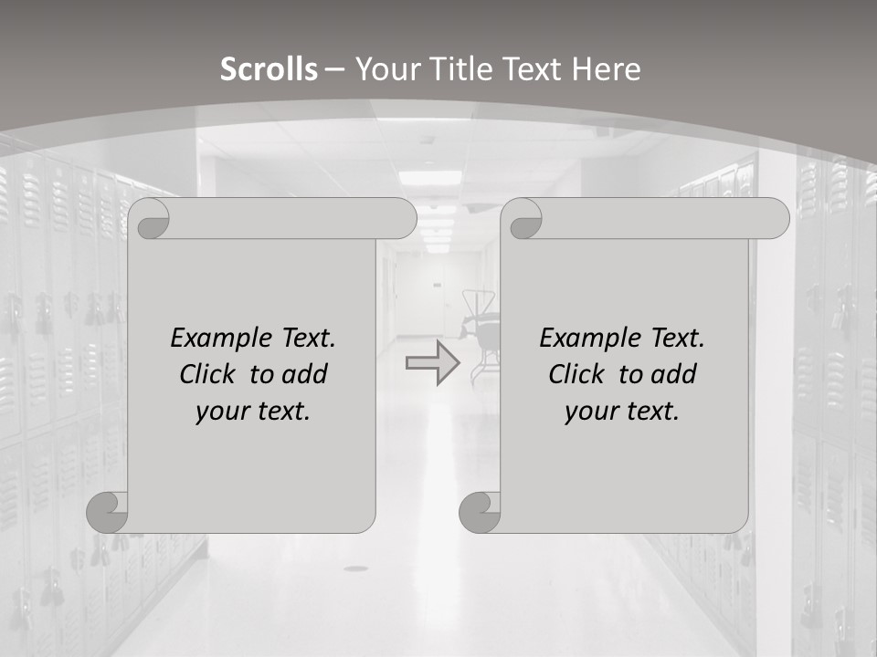 Downtown Black Building PowerPoint Template