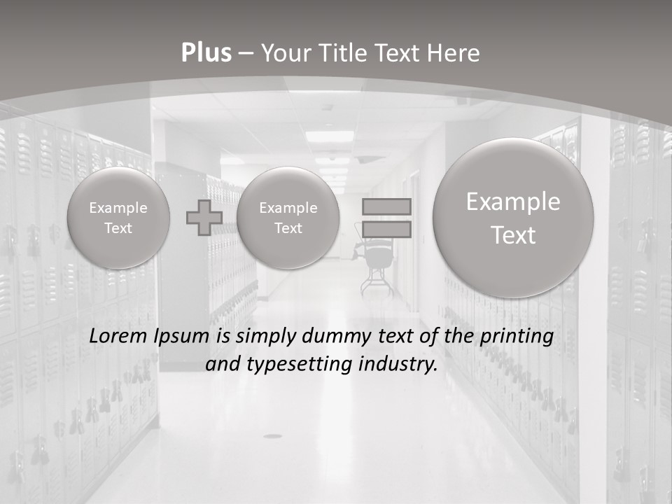 Downtown Black Building PowerPoint Template